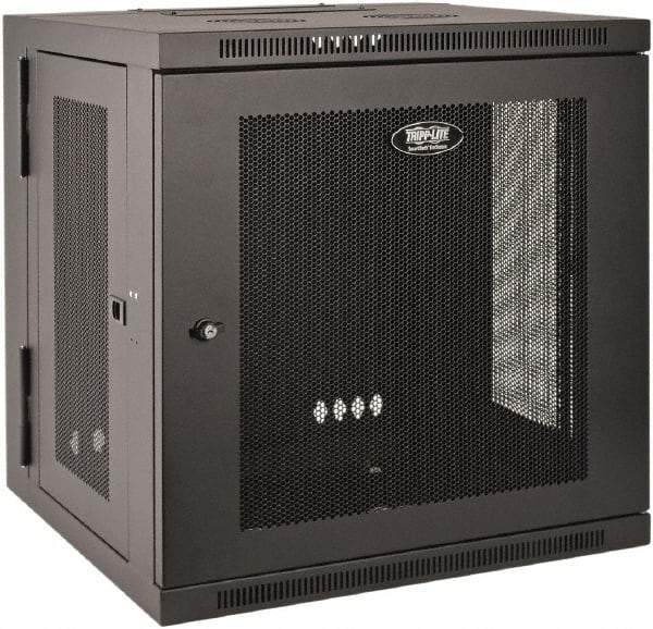 Tripp-Lite - 23.63" Overall Width x 10" Rack Height x 21.63" Overall Depth Data Cable Enclosure - 200 Lb Capacity, Black - All Tool & Supply