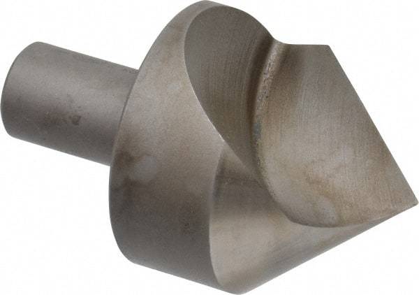 Keo - 2" Head Diam, 3/4" Shank Diam, 1 Flute 82° High Speed Steel Countersink - Bright Finish, 3-1/4" OAL, Single End, Straight Shank, Right Hand Cut - All Tool & Supply