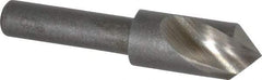 Keo - 3/8" Head Diam, 1/4" Shank Diam, 1 Flute 90° High Speed Steel Countersink - Bright Finish, 1-3/4" OAL, Single End, Straight Shank, Right Hand Cut - All Tool & Supply