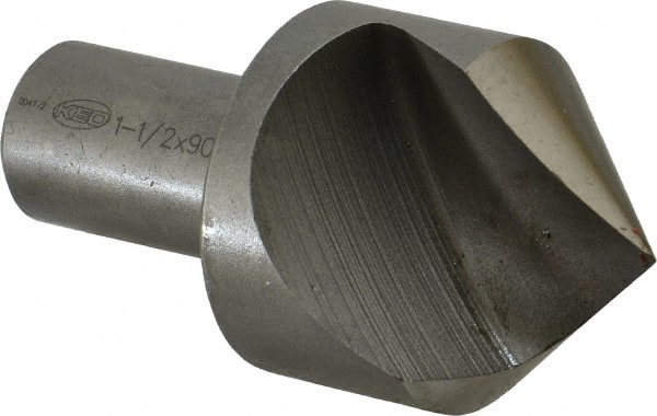 Keo - 1-1/2" Head Diam, 3/4" Shank Diam, 1 Flute 90° High Speed Steel Countersink - All Tool & Supply