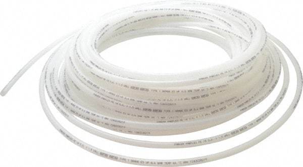 Parker - 10mm OD, 100' Long, Polyethylene Tube - Natural, -80 to 150°F - All Tool & Supply