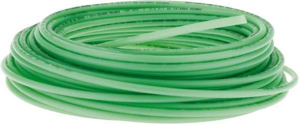 Parker - 11/64" ID x 1/4" OD, 0.04" Wall Thickness, 100' Long, Polyethylene Tube - Green, 120 Max psi, -80 to 150°F - All Tool & Supply