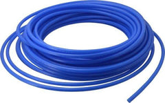 Parker - 1/4" ID x 3/8" OD, 1/16" Wall Thickness, 100' Long, Polyethylene Tube - Blue, 125 Max psi, -80 to 150°F - All Tool & Supply