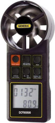 General - 0 to 3,000 Ft./Min Air Airflow Meter - 94°F Max - All Tool & Supply