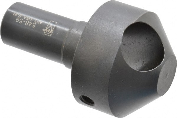 APT - 1 to 1-1/2" Hole Diam, 90° Included Angle, #5 Indexable Cutter Countersink - All Tool & Supply