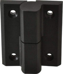 Sugatsune - 2-59/64" Long x 2-23/64" Wide x 0.275" Thick, Fiberglass Reinforced Polyamide Lift-Off Hinge - Black Finish, 2 Knuckles, 4 Holes, 0.787" Pin Diam - All Tool & Supply