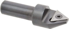 APT - 60° Included Angle, 3/4" Max Cut Diam, 3/4mm Body Diam, 1/2" Shank Diam, 2-3/8" OAL, Indexable Countersink - 1 Triangle Insert, TPGH 321 Insert Style, Positive Rake, Series CC - All Tool & Supply