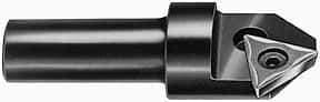 APT - 100° Included Angle, 2-1/2" Max Cut Diam, 2-1/2mm Body Diam, 3/4" Shank Diam, 2-3/8" OAL, Indexable Countersink - 1 Square Insert, SPGH 433 Insert Style, Positive Rake, Series CC - All Tool & Supply