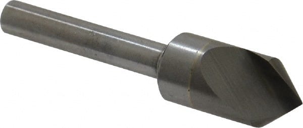 M.A. Ford - 1/2" Head Diam, 1/4" Shank Diam, 1 Flute 82° Solid Carbide Countersink - All Tool & Supply