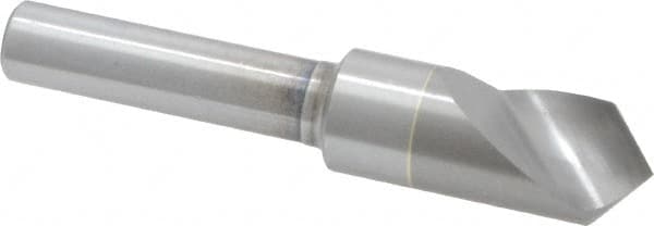 M.A. Ford - 3/8" Head Diam, 1/4" Shank Diam, 1 Flute 100° Solid Carbide Countersink - All Tool & Supply