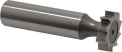 Keo - 3/4" Diam x 3/16" Face Width, High Speed Steel, 10 Teeth, Shank Connection Woodruff Keyseat Cutter - Uncoated, 2-3/16" OAL x 1/2" Shank, Straight Teeth, ANSI 606, Old Standard 9 - All Tool & Supply