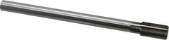 Made in USA - 13/16" Diam, 5/8" Max Diam Straight Shank, 1-3/8" Flute Length, Machine Expansion Reamer - Straight Flute, 9-1/2" OAL, Right Hand Cut, 8 Flutes, High Speed Steel, Bright Finish - All Tool & Supply