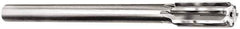 Made in USA - 1-5/16" Diam, 1" Max Diam Straight Shank, 1-7/8" Flute Length, Machine Expansion Reamer - Straight Flute, 11-1/2" OAL, Right Hand Cut, 8 Flutes, Carbide-Tipped, Bright Finish - All Tool & Supply