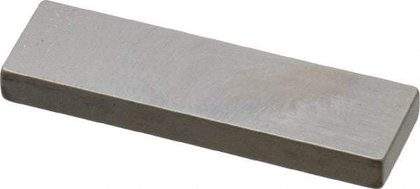 Mitutoyo - 0.118" Rectangular Steel Gage Block - Accuracy Grade 0, Includes Certificate of Inspection - All Tool & Supply