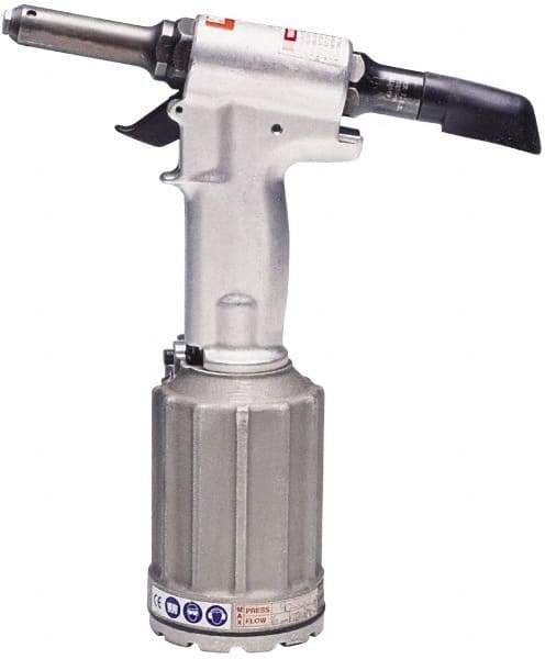 HUCK - Up to 1/4" Capacity, Air Riveting Hammer - 0.683" Long Stroke, 1/4" Inlet - All Tool & Supply