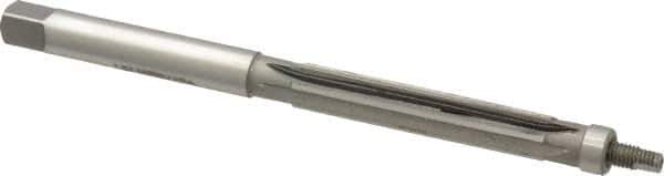 Made in USA - 3/8" Reamer Diam, 0.3700" Diam Straight Shank, 1-3/4" Flute Length, Hand Expansion Reamer - Straight Flute, 5" OAL, Right Hand Cut, 6 Flutes, High Speed Steel - All Tool & Supply