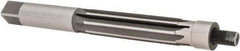 Made in USA - 21/32" Reamer Diam, 0.6200" Diam Straight Shank, 2-1/2" Flute Length, Hand Expansion Reamer - Straight Flute, 6-1/2" OAL, Right Hand Cut, High Speed Steel - All Tool & Supply