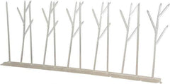 Bird-X - Plastic Bird Spikes - 4-1/2 Inch High x 2-1/4 Inch Wide x 10 Ft. Long x 0.5 Inch Thick - All Tool & Supply