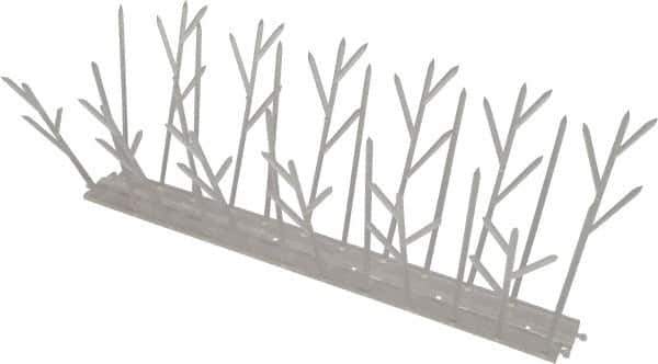 Bird-X - Plastic Bird Spikes - 4-1/2 Inch High x 4-1/2 Inch Wide x 10 Ft. Long x 1 Inch Thick - All Tool & Supply