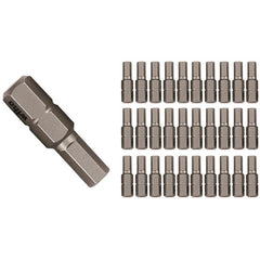 Hex Inch Contractor Grade Insert Bits 9/64″ × 25mm (30 Piece Bulk Pack) - All Tool & Supply