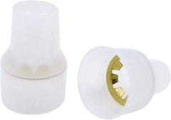 Ideal - 14 to 4 AWG Compatible, Nylon Insulation, Splice Cap Butt Splice Terminal - Opaque - All Tool & Supply