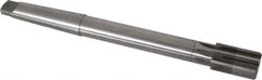 Made in USA - 1-1/8" Diam, 7/8" Max Diam 3MT Morse Taper Shank, 1-3/4" Flute Length, Machine Expansion Reamer - Straight Flute, 11" OAL, Right Hand Cut, 8 Flutes, High Speed Steel, Bright Finish - All Tool & Supply