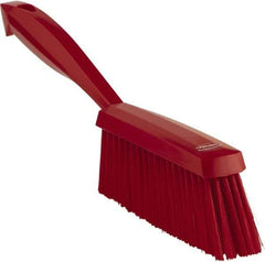 Vikan - 14" OAL, Polyester Staple Set Bench Brush - 2" Bristle Length, 6-3/8" Long Head, Red - All Tool & Supply