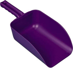 Remco - 82 oz Purple Polypropylene Flat Bottom Scoop - 5.9" Wide x 3.3" Deep Bowl, 15.1" OAL - All Tool & Supply