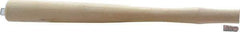 Made in USA - 12" Long Replacement Handle for Ball Pein, Machinist & Riveting Hammers - 3/4" Eye Length x 7/16" Eye Width, Hickory, Material Grade Type A - All Tool & Supply