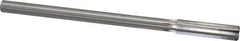 Made in USA - 0.4385" Cobalt 6 Flute Chucking Reamer - Straight Flute, 0.373" Straight Shank, 1-3/4" Flute Length, 7" OAL - All Tool & Supply