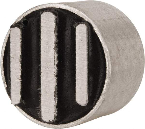 Mag-Mate - 1/4-2 Thread, 1" Diam, 3/4" High, 7.75 Lb Average Pull Force, Neodymium Rare Earth Pot Magnet - Aluminum Insulated - All Tool & Supply