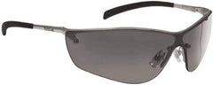 bolle SAFETY - Smoke Lenses, Framed Safety Glasses - Anti-Fog, Scratch Resistant, Silver Frame, Wrap Around - All Tool & Supply