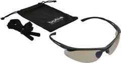 bolle SAFETY - ESP Gray Lenses, Framed Safety Glasses - Scratch Resistant, Gunmetal Nylon Frame, Wrap Around - All Tool & Supply