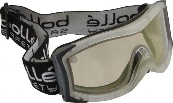 bolle SAFETY - Size Universal, Clear Anti-Fog & Scratch Resistant Lens, Safety Goggles - Indirect Vent, Clear Frame - All Tool & Supply