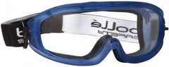 bolle SAFETY - Size Universal, Clear Anti-Fog & Scratch Resistant Lens, Safety Goggles - Indirect Vent, Blue Frame - All Tool & Supply