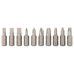 10PC SLOT/PHIL/TORX BIT SET - All Tool & Supply