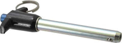 Gibraltar - 1/2" Diam, 3" Usable Length, T Handle, Quick Release Pin - Grade 4130 Steel, Zinc-Plated Finish - All Tool & Supply