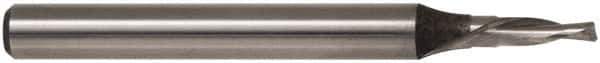 Onsrud - 1/4" Cutting Diam x 3/4" Length of Cut, 2 Flute, Downcut Spiral Router Bit - Uncoated, Right Hand Cut, High Speed Steel, 3-1/4" OAL x 1/2" Shank Diam, Double Edge, 19 to 32° Helix Angle - All Tool & Supply