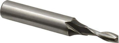 Onsrud - 1/4" Cutting Diam x 3/4" Length of Cut, 2 Flute, Upcut Spiral Router Bit - Uncoated, Right Hand Cut, High Speed Steel, 3-1/4" OAL x 1/2" Shank Diam, Double Edge, 19 to 32° Helix Angle - All Tool & Supply