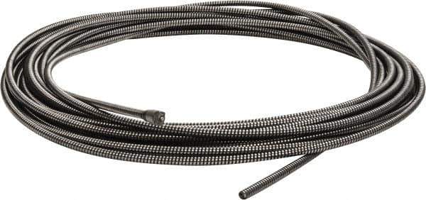 Ridgid - 3/8" x 75' Drain Cleaning Machine Cable - Solid Core, 1-1/2" to 3" Pipe, Use with K380 - All Tool & Supply