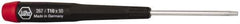 Wiha - T10 Torx Driver - 1-9/16" Blade Length, 5-3/4" OAL, Tapered Handle - All Tool & Supply