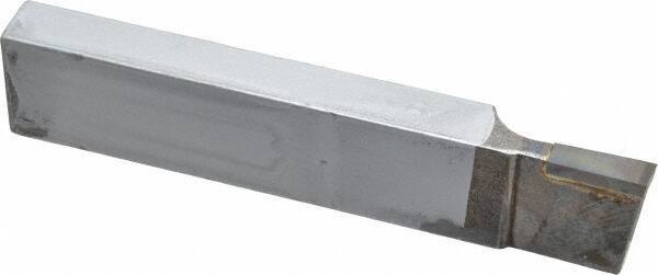 Made in USA - 1 x 1/2" Shank, Cutoff & Grooving Single Point Tool Bit - CT-121(444), Grade C2 - Exact Industrial Supply