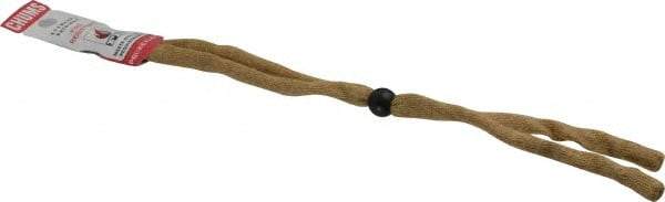 Chums - Dark Tan Eyeglass Retainer Cord - Adjustable, PBI & KEVLAR, Compatible with Most Safety Glasses - All Tool & Supply