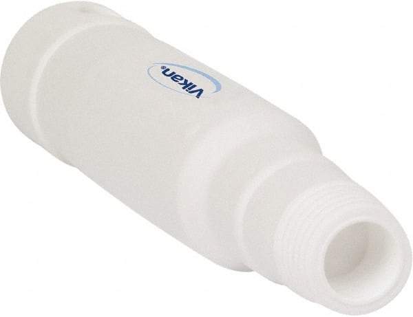 Vikan - 6-1/2 x 1-5/32" Polypropylene Squeegee Handle - European Threaded Connection, White - All Tool & Supply