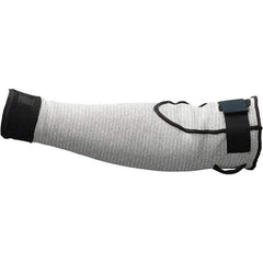 KleenGuard - Size Universal, White/Black Dyneema Cut Resistant Sleeve - 18" Long Sleeve, Cut Resistance Level 3, Elastic Opening at Both Ends - All Tool & Supply