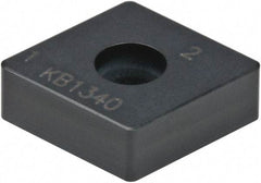 Kennametal - CNMA432 S0820 Grade KB1340 PCBN Turning Insert - Uncoated, 80° Diamond, 1/2" Inscr Circle, 3/16" Thick, 1/32" Corner Radius - All Tool & Supply