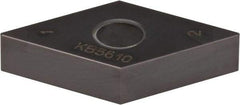 Kennametal - DNGA431 S0420MT Grade KB5630 PCBN Turning Insert - AlTiN Finish, 55° Diamond, 1/2" Inscr Circle, 3/16" Thick, 1/64" Corner Radius - All Tool & Supply