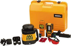 Johnson Level & Tool - 1,500' (Exterior) Measuring Range, 1/8" at 100' Accuracy, Self-Leveling Rotary Laser - 200, 500 RPM, 2 Beams, NiMH Battery Included - All Tool & Supply