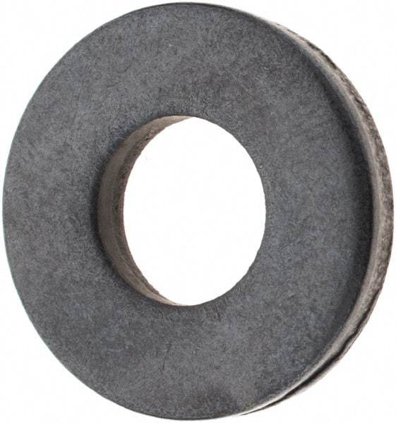 TE-CO - 5/16" Screw, Grade 1010 Steel Standard Flat Washer - 11/32" ID x 3/4" OD, 1/8" Thick, Black Oxide Finish - All Tool & Supply