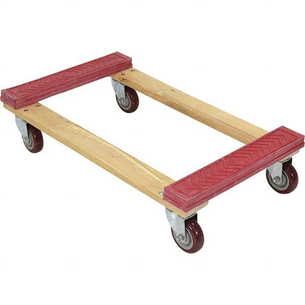 Vestil - 1,200 Lb Capacity Hardwood Dolly - 30" Long x 18" Wide - All Tool & Supply